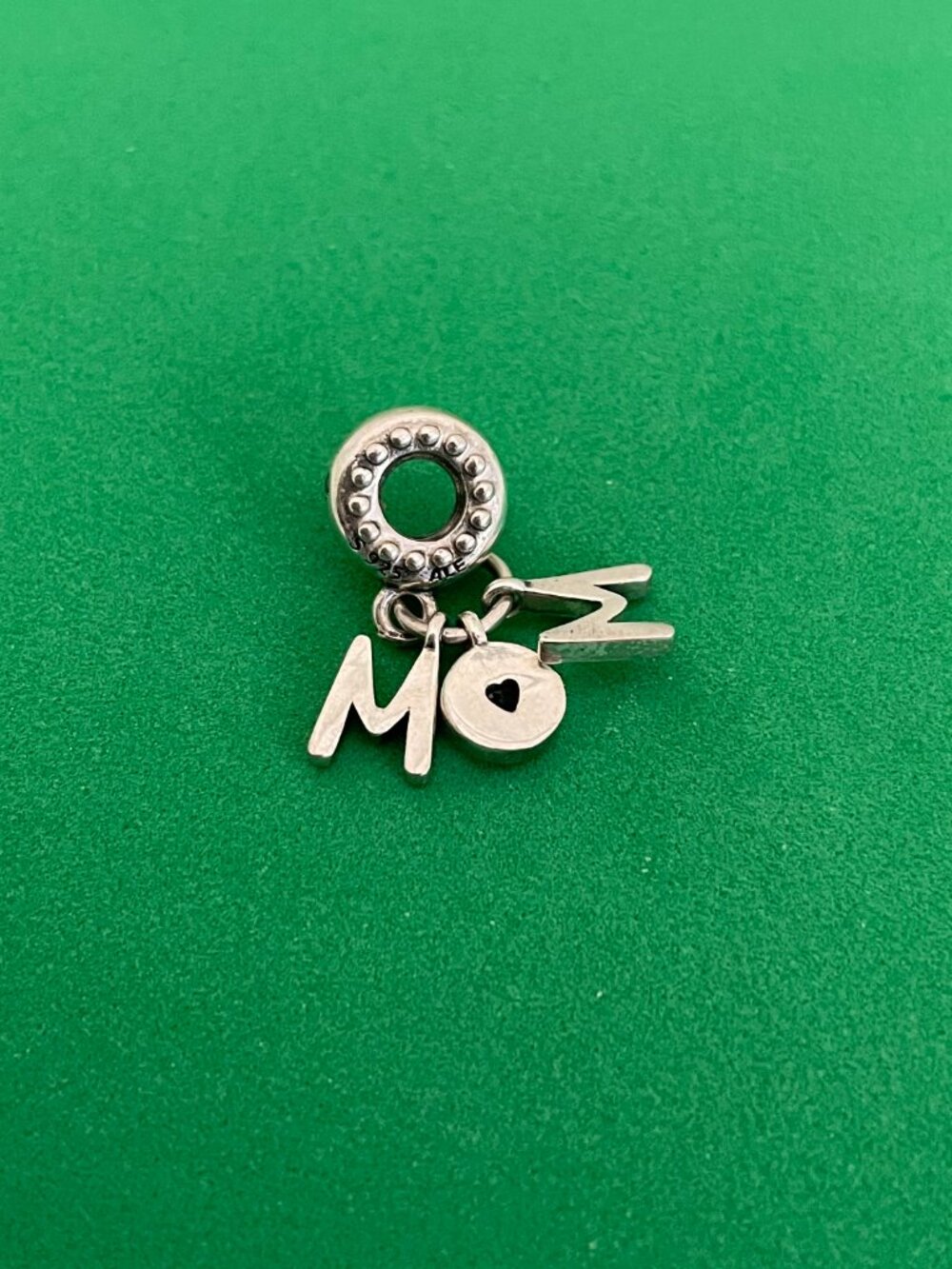 Pandora Mom Letters Dangle Charm Sterling silver Charm - Picture 4 of 6